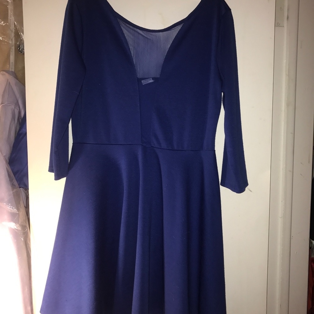 Blue dress